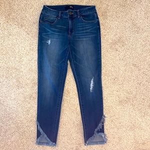 1822 Fringe Hem Jeans